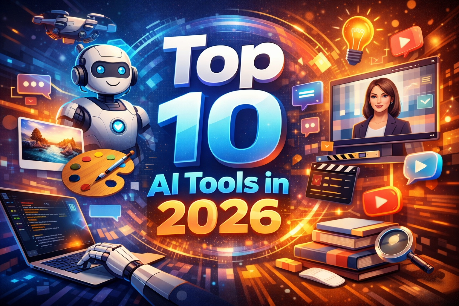 Top 10 AI Tools in 2026 – A Simple Guide for Everyone